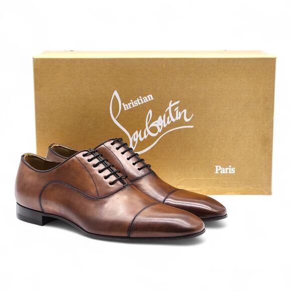 Christian Louboutin Other - Christian Louboutin Greggo Leather Oxford Shoes Brown EU 40.5 US 7.5 - NWB $995
